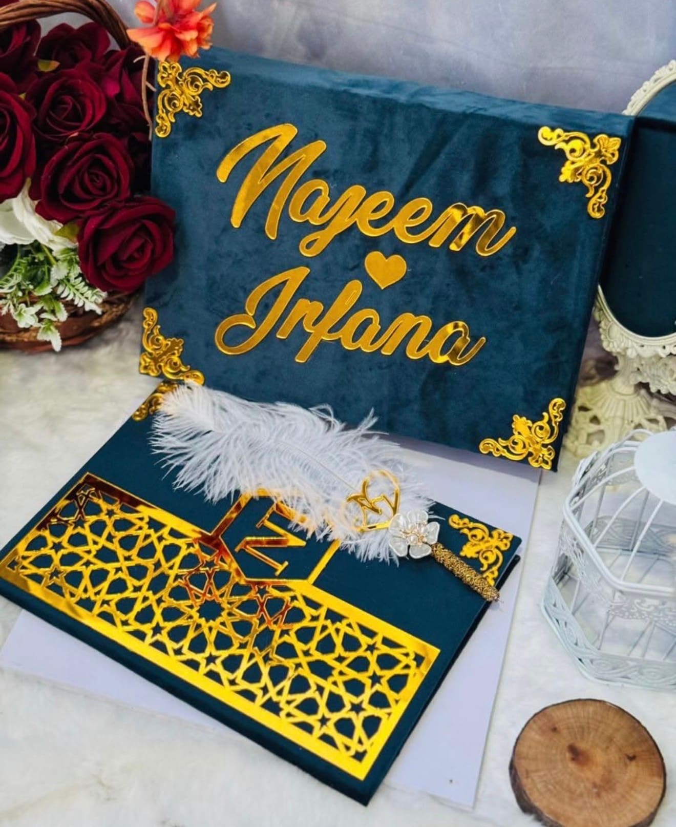 Nikah Nama booklet with box